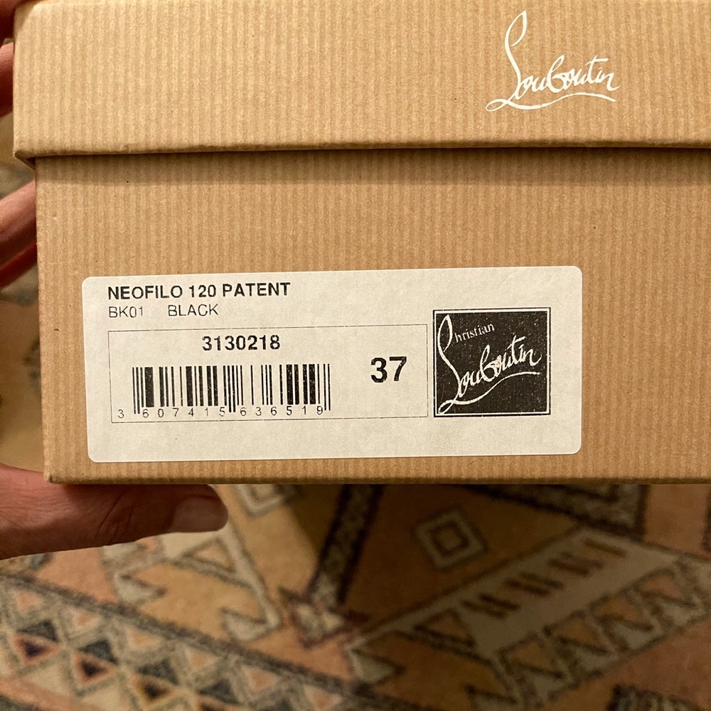 Neofilo 120 Black Patent Louboutin